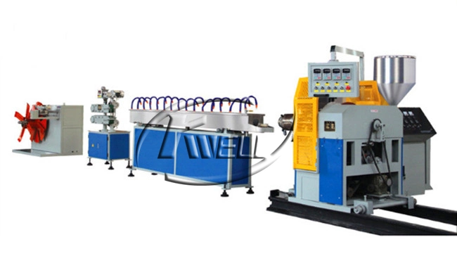 Flexible PVC Plastic Steel Wire Tubing Production Line PVC Pipe Recycling Extrusion Making Machine