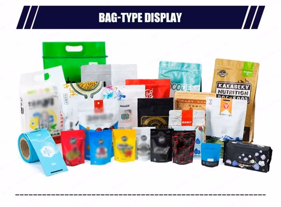 Máquina de embalagem automática de saco pré-formado de grânulos de grande capacidade para saco de reforço de bolsa ziplock standup